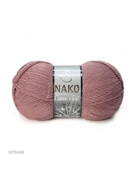 Nako LAME FINE 10755GK brudny róż