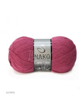 Nako LAME FINE 6578PB ciemny róż